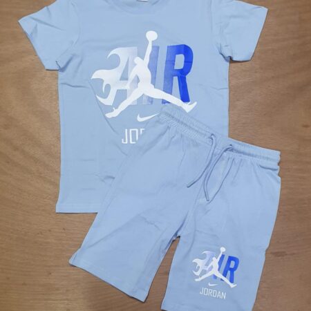 Air jordan brand Hidencity print single jersey short pant set.