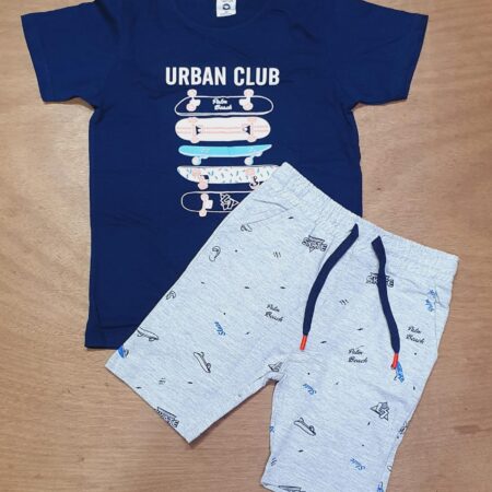 Alive brand Boys picture board terry shorts set