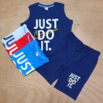 Nike brand Hidencity print single jersy short pant-tank top set