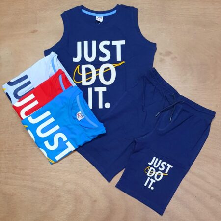 Nike brand Hidencity print single jersy short pant-tank top set